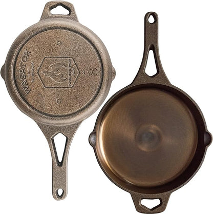 Backcountry Iron 8 Inch Smooth Wasatch Pre-Seasoned Round Cast Iron Skillet