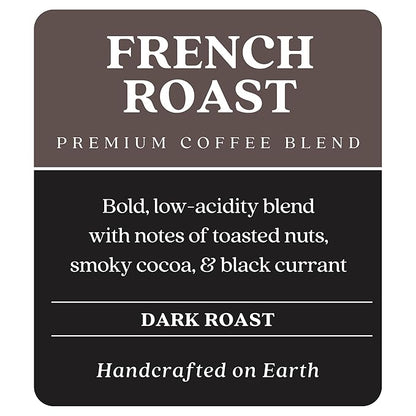 Copper Moon Single Serve Coffee Pods for Keurig K-Cup Brewers, Dark Roast, French Roast Blend, 80 Count
