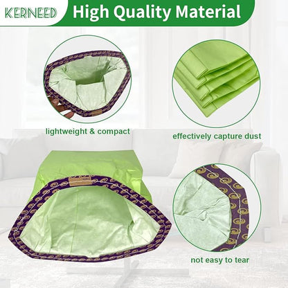 18 Pack 107314 Micro Filter Bags Replacement for Pro Team 6 Quart Backpack Vacuum: Super Coach Pro 6, ProVac FS 6, GoFit 6, GoFit 6 PLUS and GoFree Flex Pro II