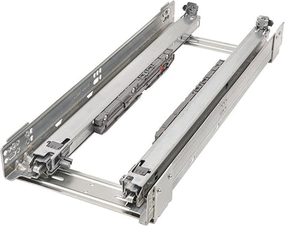 Rev-A-Shelf 10.25" Pullout Storage Organizer for Base Kitchen/Bathroom Cabinets w/Soft-Close Full Extension Slides & Adjustable Shelves, 448-BCSC-9C