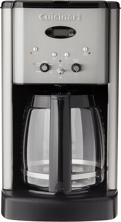 Cuisinart 12 Cup Brew Central Maker Coffee Maker2, Black Stainless Steel, DCC-1200BKSNAS