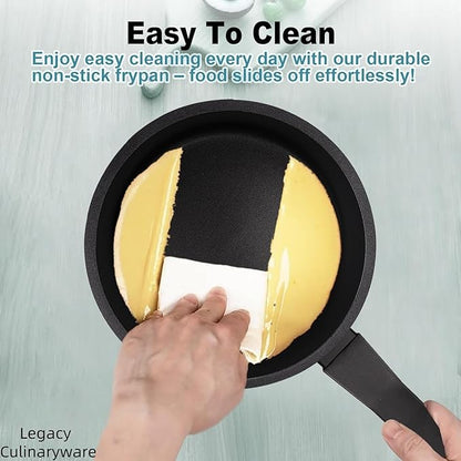 Nonstick Sauce Pan with Lid,2QT small pot, PFOA Free,Kitchen Pots Induction Pot,Cream
