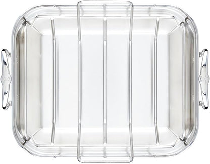 Hestan Provisions – 14.5" Classic Clad Roaster with Stainless Steel Rack
