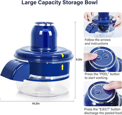 Electric Grape Peeler Machine, One-Button Automatic Fruit Garlic Peeler Machine, Food-grade Material Suitable For Making Baby Puree And Desserts, USB Rechargeable, Easy To Clean