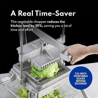 New Star Foodservice 1029055 Extra Heavy Duty Aluminum Frame Vegetable Slicer Lettuce Cutter