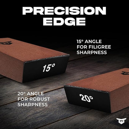 Rolling Knife Sharpener Tool Kit, Kitchen Knife Sharpener with Diamonds and Ceramic, Sharpener Kit offer 15° & 20° Magnetic Angles, Hunting knife Sharpener for Kitchen Gadgets & Gifts