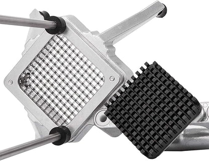 Commercial Vegetable Fruit Chopper W/6-Wedge Slicer&1/4″&3/8″&1/2" Blade Professional Food Dicer French Fry Cutter Onion Slicer Stainless Steel For Tomato Peppers Potato Mushroom