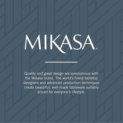 Mikasa Bravo 65-Piece Flatware Set for 12, 18/10 Stainless Steel Silverware with Full Service, Includes Forks, Knives, Spoons, and Serving Utensils