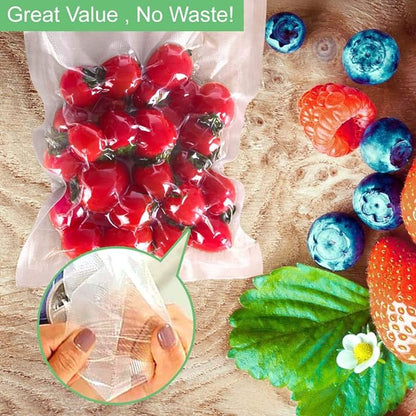 O2frepak Large Gallon 4mil 11.5" x 18.5" Thick Vacuum Sealer Bags with BPA Free and Puncture Prevention,Vacuum Seal Freezer Bags,Great for Sous Vide Vaccume Sealer PreCut Bags