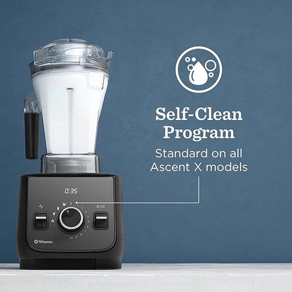 Vitamix Ascent Series X2 Blender with Three Blending Programs, Self-Cleaning Program, Professional-Grade Blender for Smoothies, Soups and More, Stainless-Steel Blades, 48 Oz Container, Nano Gray