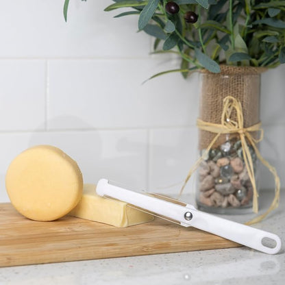 Fox Run Cheese Slicer Stainless Steel, Dual-Sided Thick and Thin Cheese Slicer