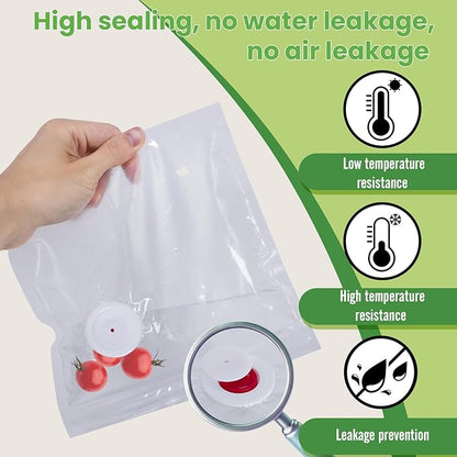 Reusable Vacuum Seal Bags for Food,Food Vacuum Sealer Bags Medium Size 30 Packs