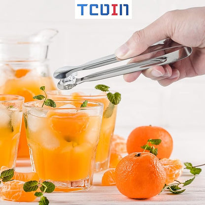 Small Serving Tongs,Ice Tongs,Sugar Tongs,Kitchen Tiny Tongs for Appetizers,18 PCS(4.3 Inch)