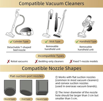TAILI Vacuum Storage Bags 4 Pack, LONG SIDE ZIP (2 Large+2 Jumbo), Multi-Size Vacuum Seal Bags for Clothing, Storage Bulky Beddings, Blankets and Clothes, Space Saver for Closet Organization