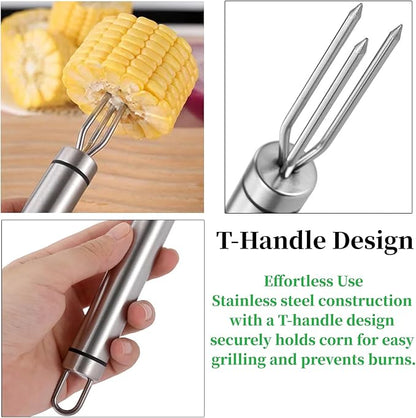 3PCS Corn Peeler Stainless Steel Corn Peeler,Stripper Tool and Corn Holder Set 2025 Corn Planer Cutter Thresher Scraper,Peel Corn Cob Separator Quick，Kitchen Gadgets