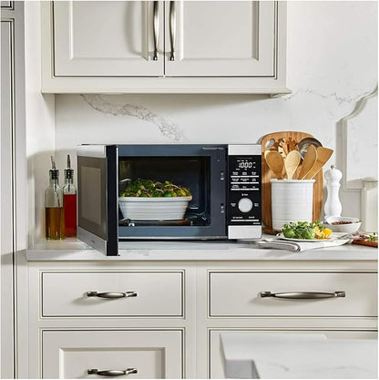 Panasonic Microwave Oven, 1.3 cu. ft. 1100W Countertop Microwave with Genius Sensor Cooking and Auto Defrost - NN-SD67LS (Stainless Steel)