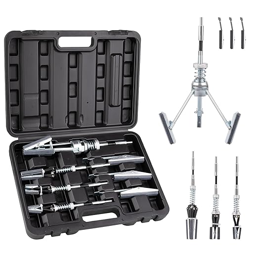 7PCS Engine Cylinder Hone Tool Set with Box, Adjustable Engine Cylinder Hone Tool Kit from Sizes 3/4" to 7" Cylinders, Engine Cylinder Grinding and Polishing Tools with 1-⅛", 3" and 4" Honing Stones