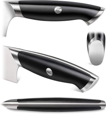 Cangshan Thomas Keller Signature Collection Swedish Powder Steel Forged, 3-Piece TAI Block, Walnut, Black