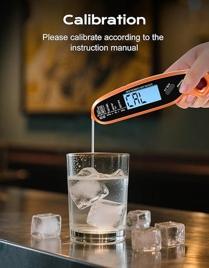 Digital Meat Thermometer for Cooking & Grilling with Dual Probe, Large Backlit & Calibration, Kitchen Food Thermometer for Candy, Oven, Grill, BBQ, Smoker, Oil Fry Instant Read Thermometers