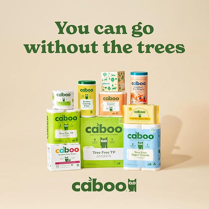 Caboo Tree Free Napkins, 4 Packs of 250, 1000 Total Napkins, Sustainable & Disposable Kitchen Napkin