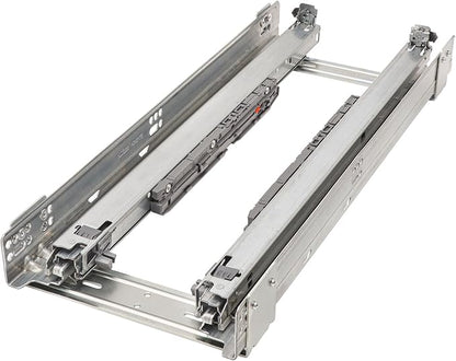 Rev-A-Shelf 11" Pull Out Storage Organizer for Base Kitchen/ Bathroom Cabinets w/ Soft-Close Full Extension Slides & Adjustable Shelves, 448-BCSC-11C