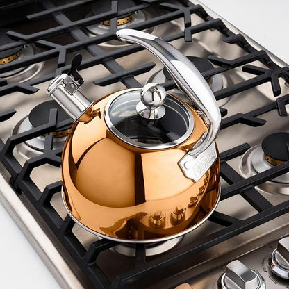 Viking Stainless Steel Whistling Tea Kettle