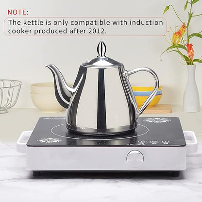 SANQIAHOME Stainless Steel Teapot Coffee Servers 1200ml