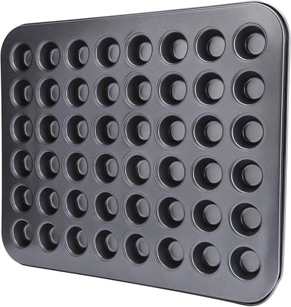 YUYTE 48-Cup Nonstick Muffin Baking Pan, HighQuality Carbon Steel Mini Cupcake Pan, YUYTE2hf5oqikn0