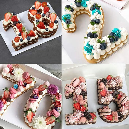 Ducodocu Large Silicone Number Cake Mould 3D Novelty Cake Pan DIY Baking Mold for Birthday Anniversary Number of 0