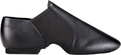 Linodes Unisex Leather Upper Jazz Shoe Slip-on for Women and Men's Dance Shoes