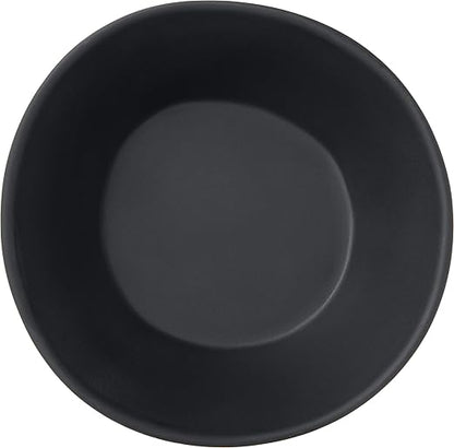 Carlisle FoodService Products Ridge Reusable Plastic Bowl for Home and Restaurant, Melamine, 52 Ounces, Slate