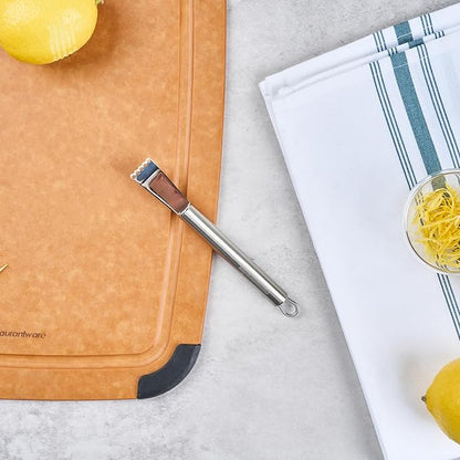 Restaurantware-German Standard Lemon Zesters, 24 Handheld Fine Graters - Dishwashable, Durable, Stainless Steel Citrus Graters With Handles, Suitable For Zesting Citrus Fruits, Finely Grating Cheese