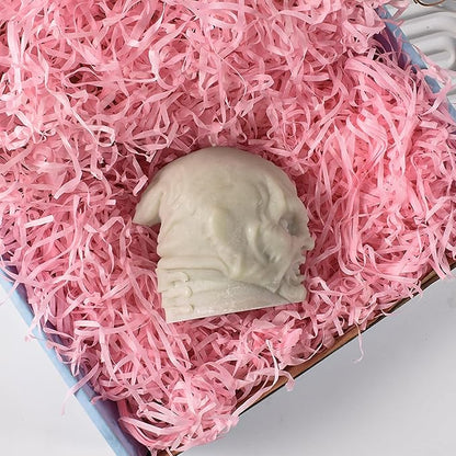 Skull Head Candle Mold - Resin Casting Silicone Molds for Home Decor & Candle Making Wave Spiral Mold