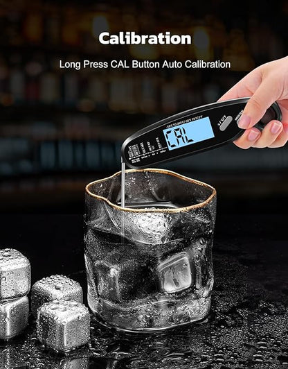 Instant Read Meat Thermometer Digital for Cooking & Grilling with Dual Probe, Big Backlit & Calibration, Food Thermometer for Grill, Smoker, BBQ, Oven, Oil Fry, Outdoor Kitchen Appliances