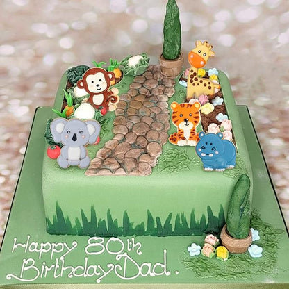 Flycalf Animal Cookie Cutter Koala with Plunger Stamps Cake Decoration for DIY Biscuit Cutter Baking PLA Cutter Molds for Party 4" Kitchen Supplies