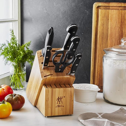 ZWILLING Pro 7-pc Knife Block Set - Bamboo