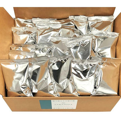 Sarasota Coffee Ground Packets | Gourmet Flavored Medium Roast Bulk Coffee Packs | Christmas Holiday | Low Acid Mold Free Singles Individual Pouches for 12 Cups Maker | 2 Ounce Bags, 36 Count