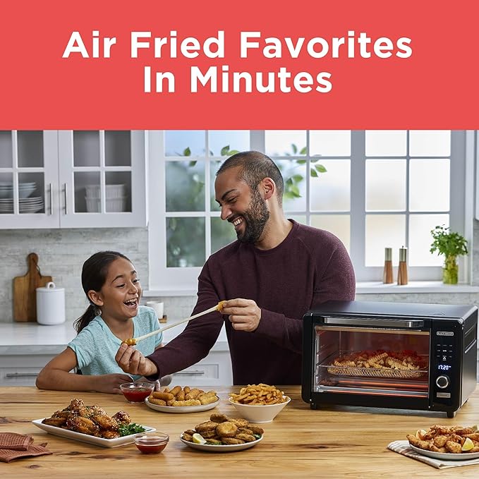 BLACK+DECKER Crisp 'N Bake™ 6-Slice Digital Air Fry Toaster Oven
