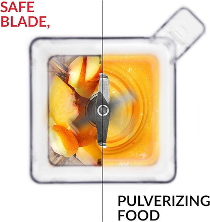 Blendtec Total Classic Original Blender - WildSide+ Jar (90 oz) - Professional-Grade Power - 6 Pre-programmed Cycles - 10-speeds - Black
