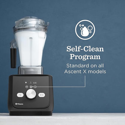 Vitamix Ascent Series X5 Blender with 10 Blending Programs, Self-Cleaning Program, Professional-Grade Blender for Smoothies, Soups and More, Stainless-Steel Blades, 48 Oz Container, Graphite