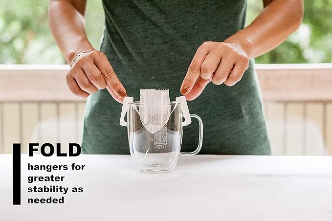 Tribo Coffee Single-Serve Portable Pour Over Drip Coffee - Ethiopia - 10 Servings (Light Roast)
