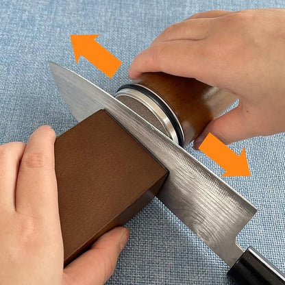 Rolling Knife Sharpener Kit, Rolling Knife Sharpener with 2 Diamond & 1 Corundum Discs,15 & 20 Degree Magnetic Angle for Kitchen Knives,Work Sharp Kitchen Knife Sharpener