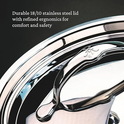 Hestan - ProBond Collection - Professional Clad Stainless Steel Stock Pot, Induction Cooktop Compatible, 8 Quart