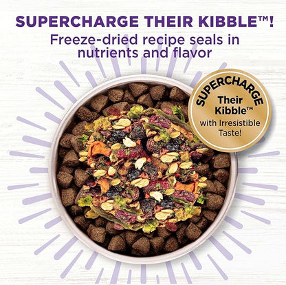 Wellness Bowl Boosters, Dog Food Topper for Small, Medium, & Large Breeds, Grain Free, Natural, Freeze Dried, Heart Health Chicken, 4 Ounce Bag (Pack of 1)