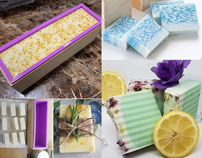 Silicone soap molds -Soap Cutting Tool Set Wooden Bamboo (soap Cutters for soap Making loaf Slicer)