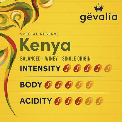 Gevalia Special Reserve Kenya Mild Roast Fine Ground Coffee (10 oz Bag)