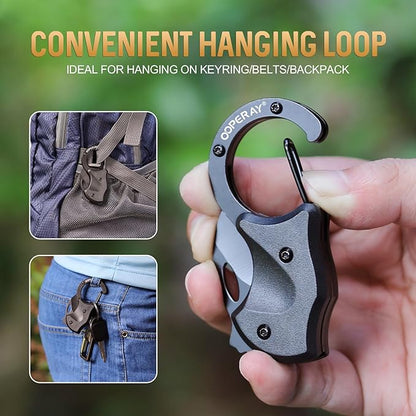 Stocking Stuffers for Men Christmas, Small Pocket Knife for Men Him Dad, Christmas Birthday Gifts, Box Cutter, EDC Gadget Keychain, Every Day Carry Folding Knife, Camping Fishing Hiking Multitool Gift