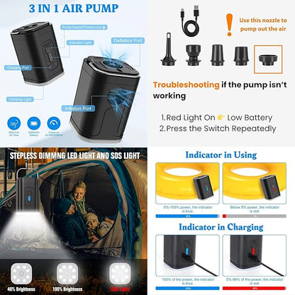 Vacuum Bags for Travel with Pump, Reusable Vacuum Compression Bags for Luggage, IP68 Waterproof, Top-open Design, Fits 20/24/28 Inch Suitcase (2PC+Pump, 43L)
