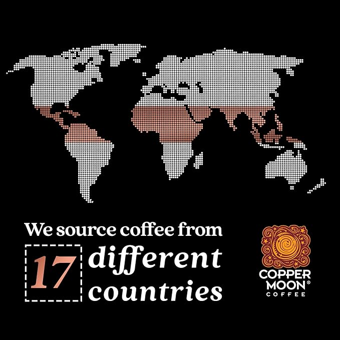 Copper Moon Single Serve Decaffeinated Coffee Pods for Keurig K Cup Brewers, Colombian Decaf Blend, Medium Roast Coffee, 20 Count