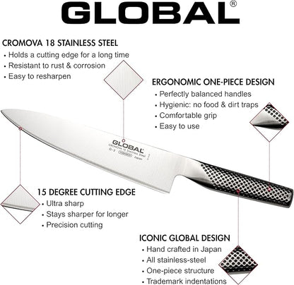 Global 4 inch Straight Spatula, Stainless Steel, GS-21/4